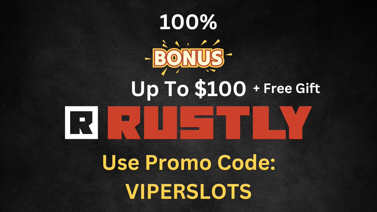 ViperSlots's tweet photo. Claim A Deposit Bonus @RustlyCasino 

✅️Multiple Game Modes
✅️Provably Fair
✅️Deposit Bonus

How To Claim Rustly’s Deposit Bonus

➡️Visit Rustly Using Our Link.
➡️Sign In Via Steam.
➡️Click On The Present Icon In The Menu>Promotions.
➡️Input Our Promo Code: VIPERSLOTS Into The Box.

Read Our Review: https://t.co/SyDId8GFzg 

No Account Yet? Join Here: https://t.co/ZZMuYIPbGO

#Rust #RustGamblingSites #OpenRustCases #RustBetting #ViperSlots #ProvablyFair