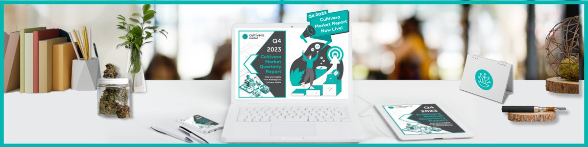 CultiveraPRO's tweet photo. We're excited to share the latest data and insights from Washington’s Cultivera Marketplace during Q4 of 2023!

Leaderboards, stats, trends, &amp; more. 🥳

Get a peek at the numbers on the blog and sign up to get your copy.

https://t.co/hSR8aJiFGw
#i502 #b2b #q4 #report #cannabiz https://t.co/sa4XUON4Uk