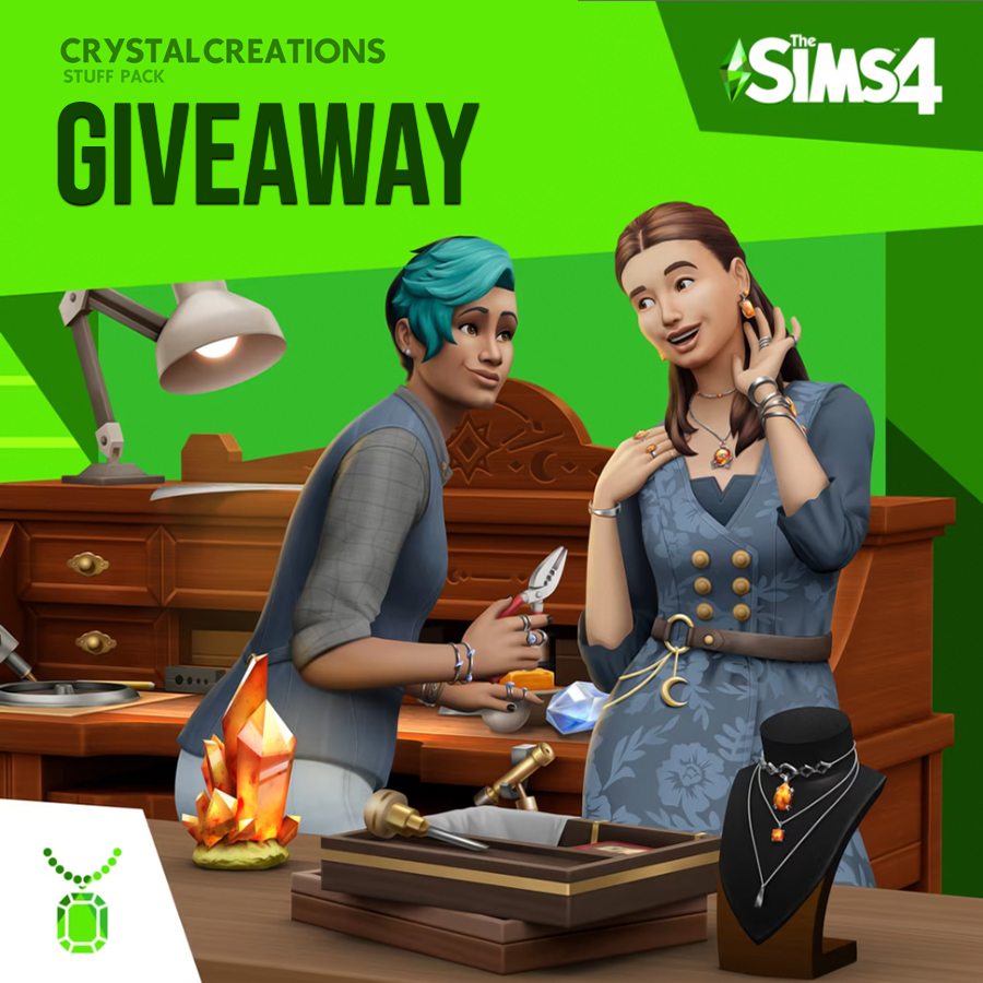 Hello friends!

I have 2 codes to giveaway for The Sims 4 #CrystalCreations thanks to #EACreatorNetwork (EA APP/PC&MAC) 🎁

To enter: Follow, rt, like and comment your fave crystal from the SP💎

Ends on 7 March. Have your DMs open!
#ad #EAPartner #TheSims4CrystalCreations