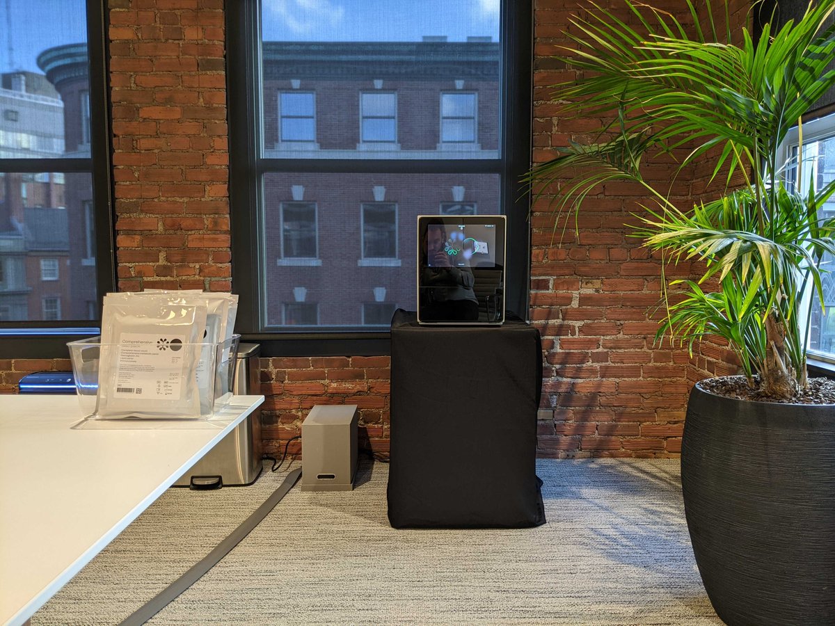 Imagine a Nespresso machine that takes a couple vials of blood, and gives you a battery of 53 blood tests. Do blood work when you arrive at the doctor's office, and the doctor would have the results in front of them during your visit. 

Meet <a href="/vitalbio/">Vital</a>. And yup it is working!