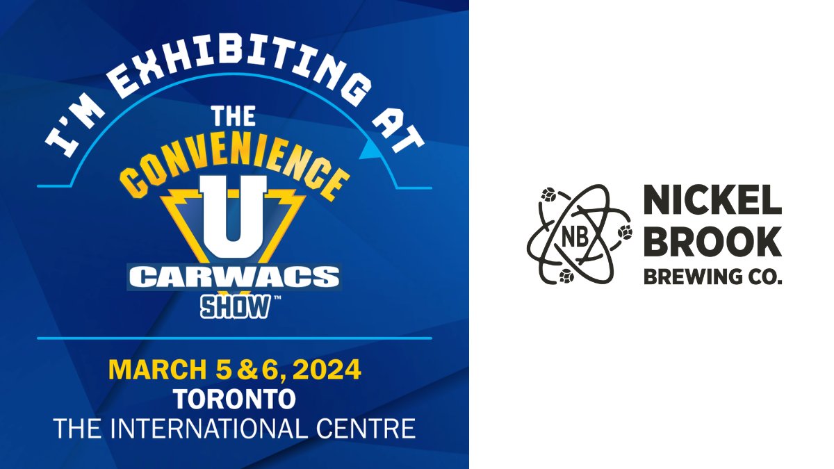 #ConvenienceUCARWACS2024 proudly welcomes <a href="/NickelBrookBeer/">Nickel Brook Brewing Co.</a> as a show exhibitor. Come meet the team live and in person March 5 &amp; 6, 2024 at The International Centre! nickelbrook.com