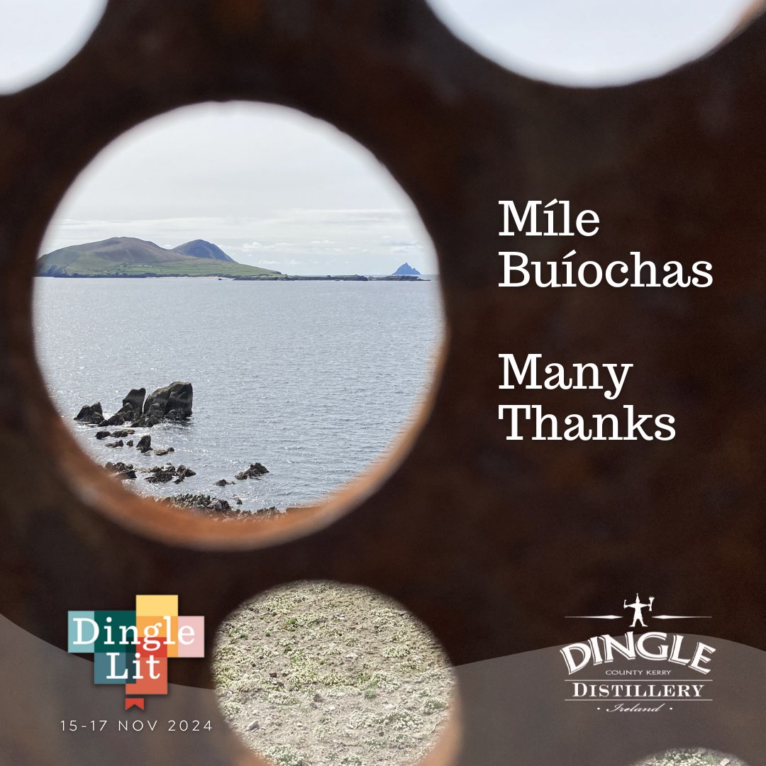 Míle Buíochas to everyone who spread the word and entered our Comórtas Gearrscéalta! We have over 200 submissions! Sincere thanks to our partners @DingleWhiskey for helping us to make the first ever Dingle Lit Short Story Competition a reality⭐ #DingleLit #LiteraryFestival

Tá a