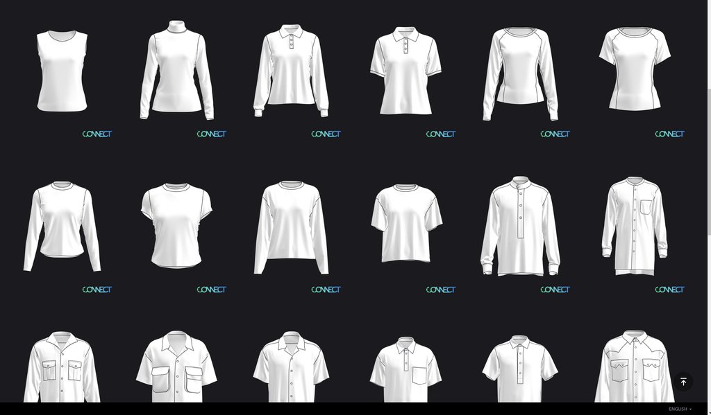 Pattern Library Updates in CONNECT marketplace 👚 👕 👖 👗 Explore the CLO-SET CONNECT asset store! CONNECT provides basic free assets to make your creation of high-quality final content easy and rapid. connect.clo-set.com/portfolio/2089…