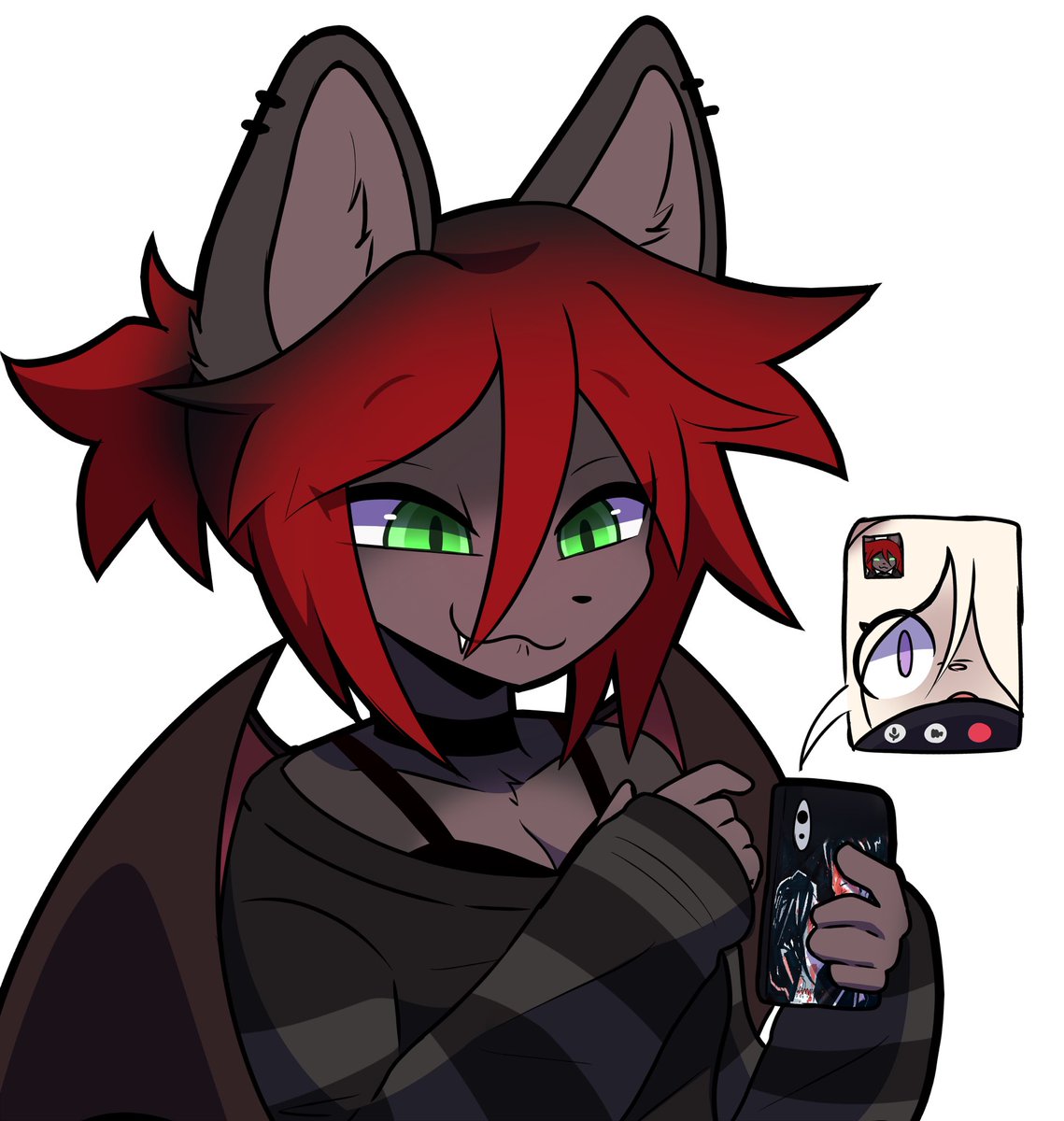 Ellie loves video calling Naomi because she always holds the phone too close or too far from her face, and Ellie finds that amusing