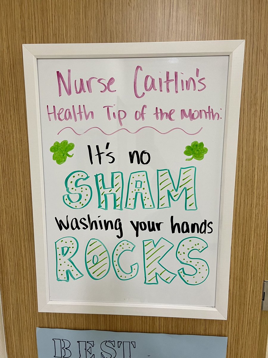 I can’t believe it’s already March! Stay healthy everyone! #schoolnurse #NTtrailblazers