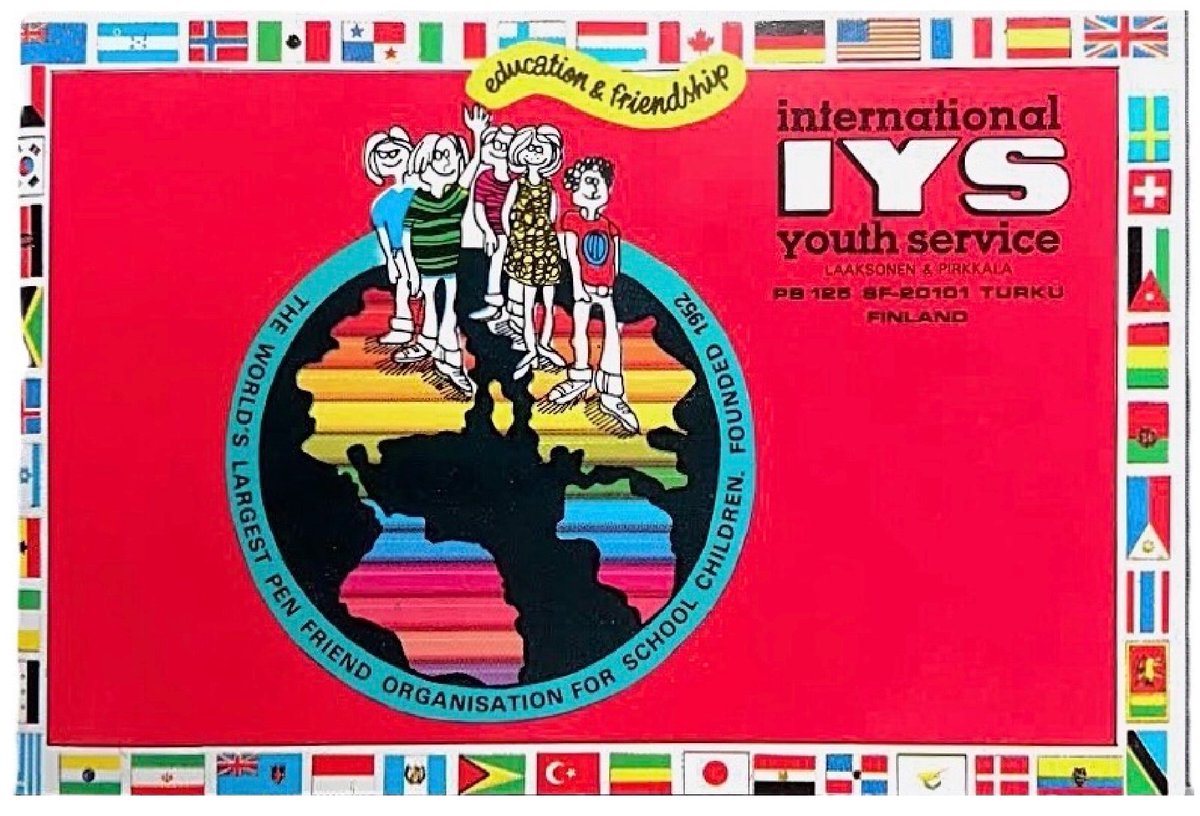 KateJMason's tweet image. 👀Who remembers this??!     IYS - The International Youth Service🤗

The IYS was an international penfriend organisation which operated from 1952 –2008.  I joined around 1983 
#penfriend #letters #preinternet #youth #education #friendship #international #snailmail #theoldendays