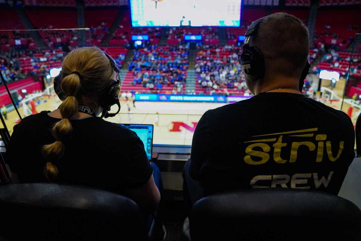 Striv_Education's tweet photo. What a great crew for this morning's session at the 2024 Class D1 Girls State Basketball Semifinals 💯📹

Thank you to @m_hinkel &amp; his @VikingsNW students for capturing 2 awesome games!

Next up, Class C2 Semifinals ⤵️ https://t.co/SlMDejuq9O

#nebpreps | @nsaahome | @nsaaevents https://t.co/4S8paCnifU