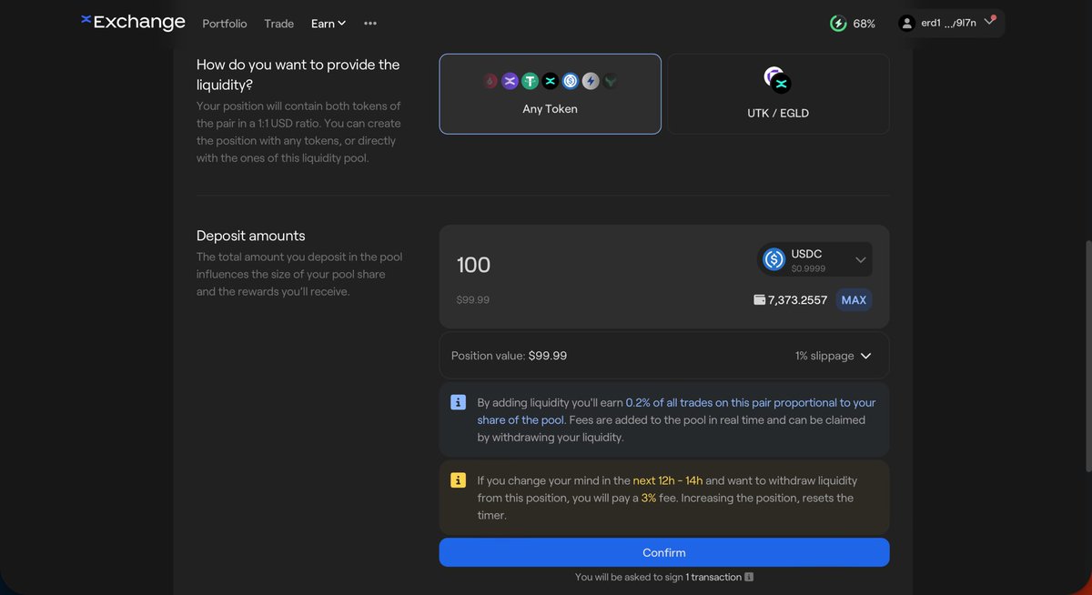Lucian Mincu (@lucianmincu) on Twitter photo We're making the <a href="/xExchangeApp/">xExchange ⚡</a> DeFi UX one of the best in crypto, simple enough to show to your DeFi curious friends.
V3.0 is live on testnet and the easiest way to understand where the focus is with this important upgrade is to look at the new Position Creator.
Instead of: We're making the <a href="/xExchangeApp/">xExchange ⚡</a> DeFi UX one of the best in crypto, simple enough to show to your DeFi curious friends.
V3.0 is live on testnet and the easiest way to understand where the focus is with this important upgrade is to look at the new Position Creator.
Instead of: