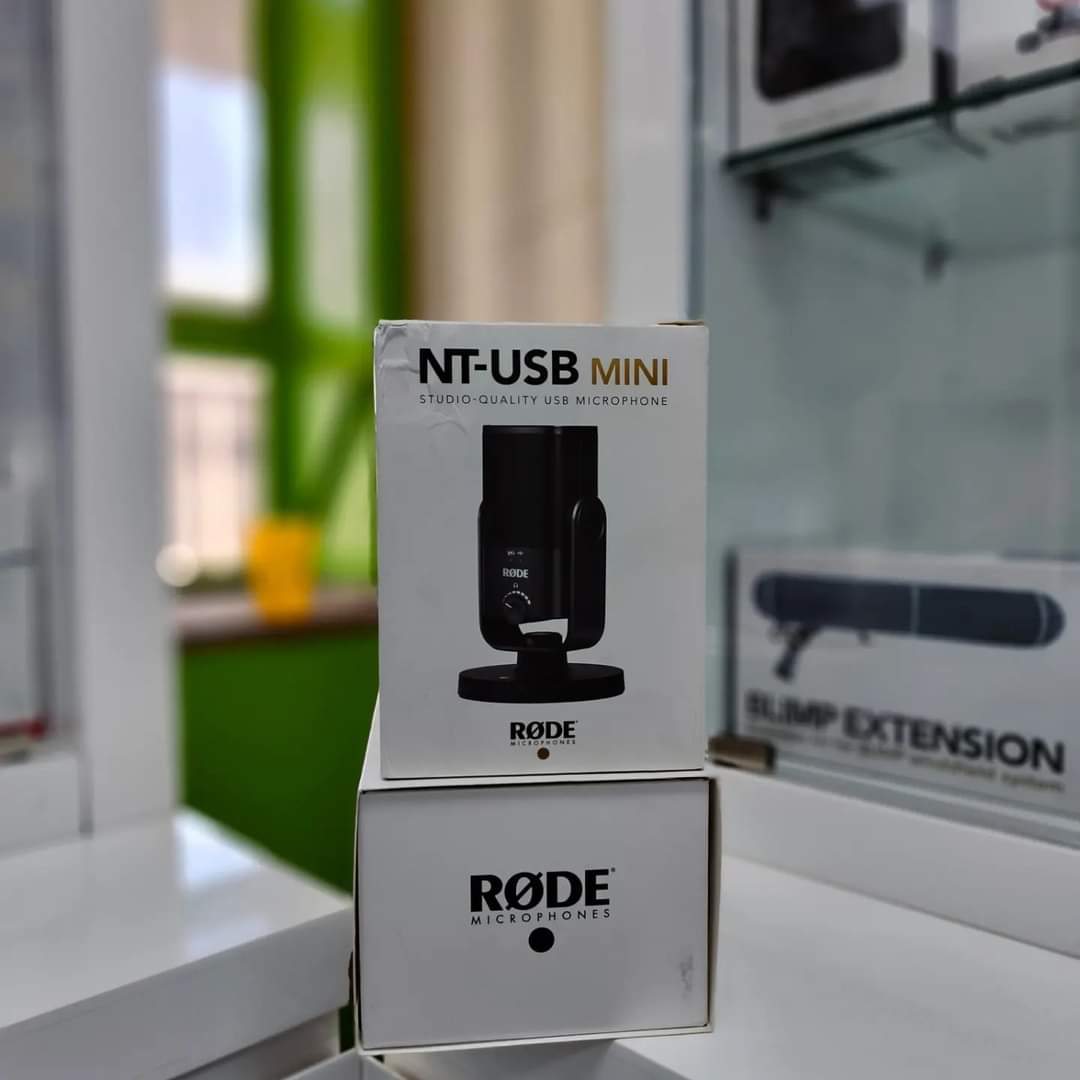 RODE NT-USB Mini USB Microphone

- Designed for Podcasting and Streaming
- Works with Computers and Tablets

Visit our site below to order 
Now: camerastuffkenya.com

#rode #rodeprocaster #podcast #rodentusb #rodentusb #dynamicmicrophone #audiointerface