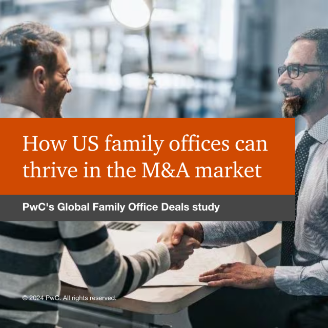 When it comes to structuring deals, US family offices are focused on long-term value. PwC’s Global Family Office Deals study reveals their shift away from real estate towards growth areas like tech startups, AI, ML, TMT and biotech. pwc.to/3Tg8OUe