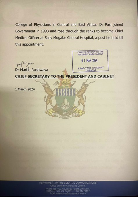 voandebele's tweet image. Preident Emmerson Dambudzo Mnangagwa has announced the retirement of Airforce commander a few hours after failing to land at Victoria Falls Airport following a bomb scare.
#airforcecommander #retired #zimbabwe #bombscare