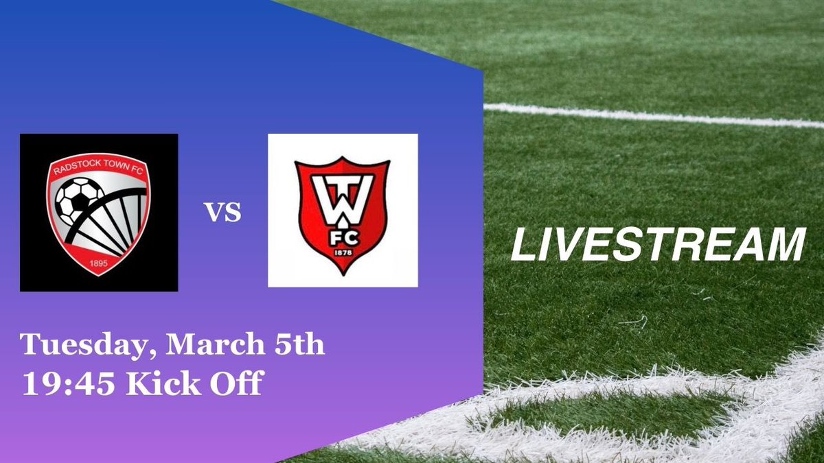 Next up live it’s: @Radstock_TownFC v @WarminsterTnFC let’s hope the weather doesn’t stop play! youtube.com/live/xeUSJmQIL… @TSWesternLeague Come along to the match if you can!