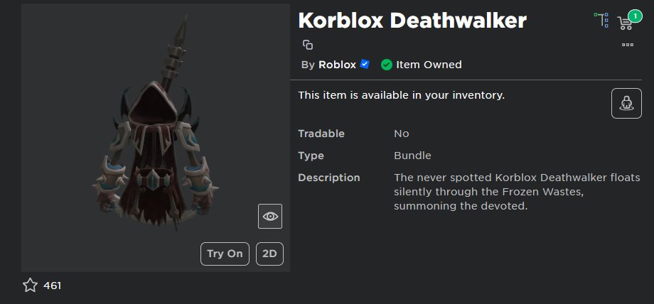 DuckXander's tweet image. I'll be giving away a korblox deathwalker bundle

retweet + follow to enter and comment your username

make sure to join my group so I can pay you out, will end in 7 days
roblox.com/groups/9781410…