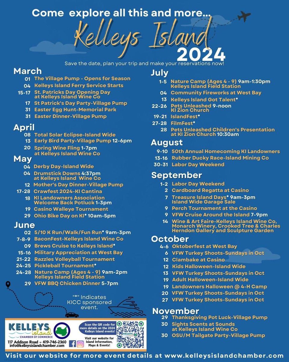 The 2024 Calendar of Events is HERE!