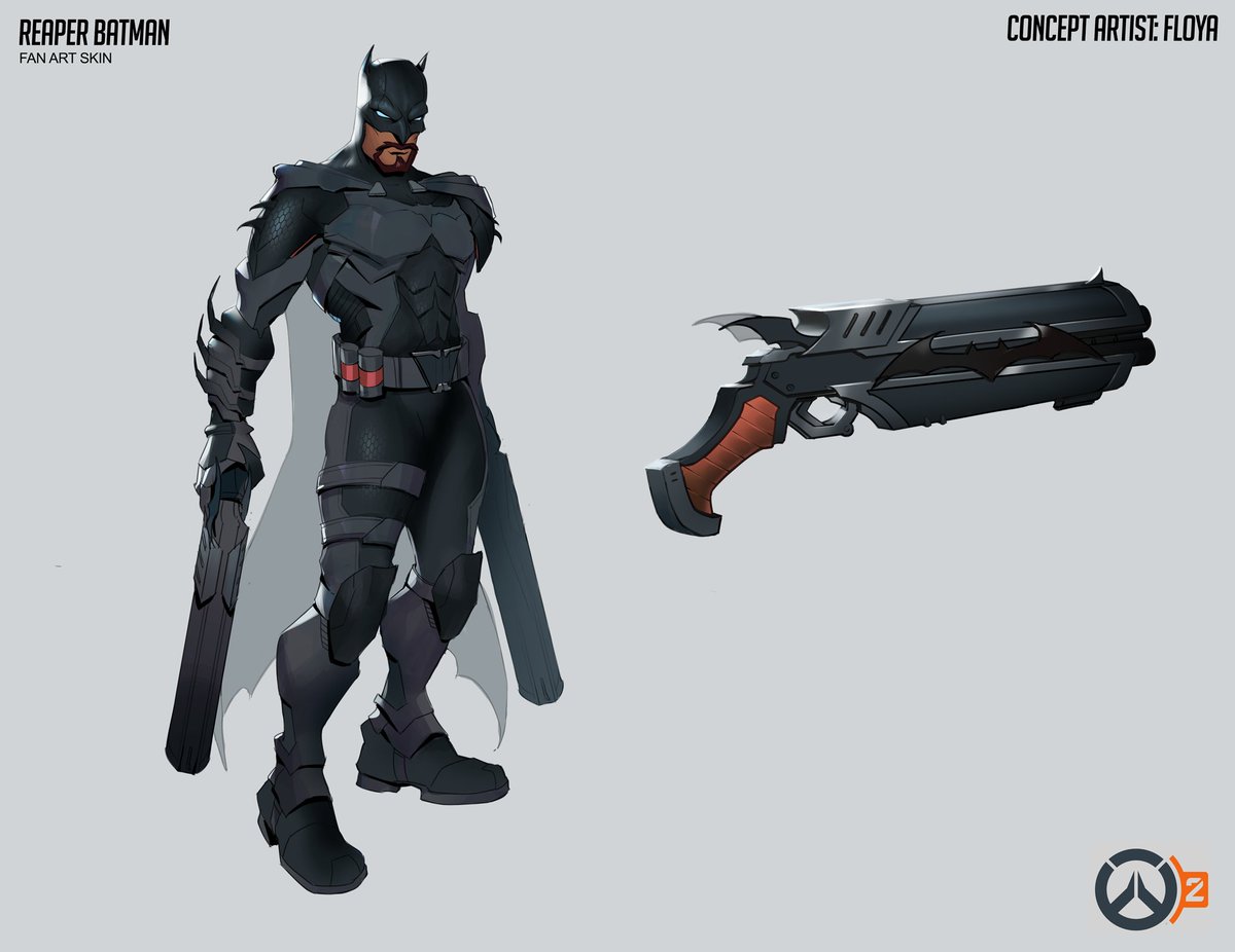 Floya_M's tweet photo. Overwatch 2 Fanart Skins "Talon x DC Universe" for Reaper, Widowmaker and Sigma. I love the game and was wondering of upcoming crossovers Blizzard announced this year and ended up making these.
#Overwatch2 #DCcomics #fanart https://t.co/uiLqQg2Enl