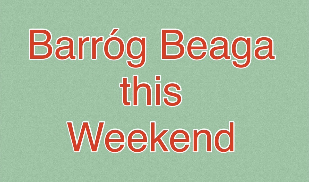 Due to adverse weather conditions and limited space, Barróg Beaga has only space for two teams tomorrow. The 2017 Boys and 2017 Girls will train as normal and we look forward to seeing them. This will be rotated in future 💚❤️
