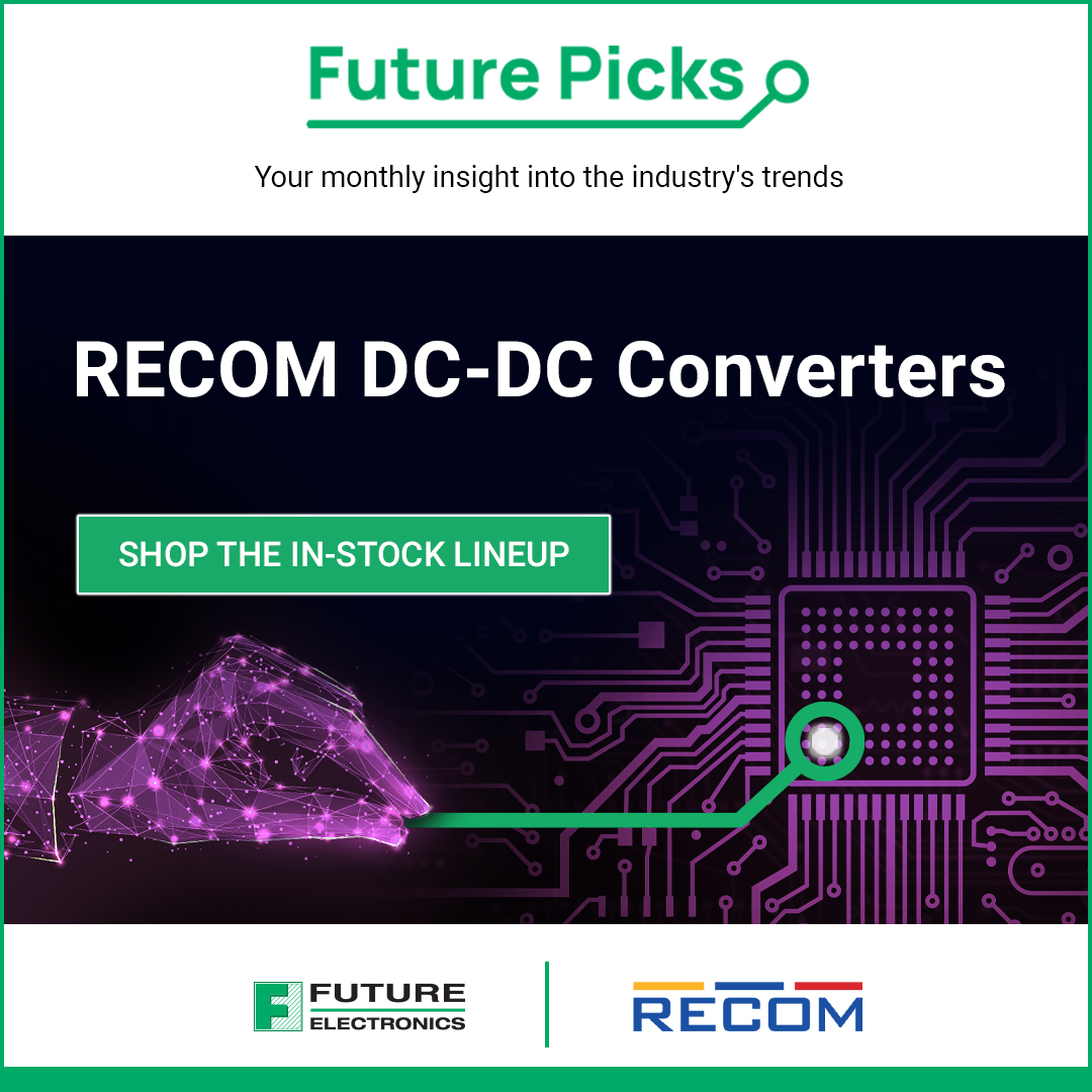 FutureElec's tweet image. 📢 Looking for the best in DC-DC converters? 

This month we have picked RECOM Power’s DC-DC converters thanks to their superior efficiency and wide range of products that add value to any design. #dcconverters

Take your pick 👇 
bit.ly/3uYVhXN