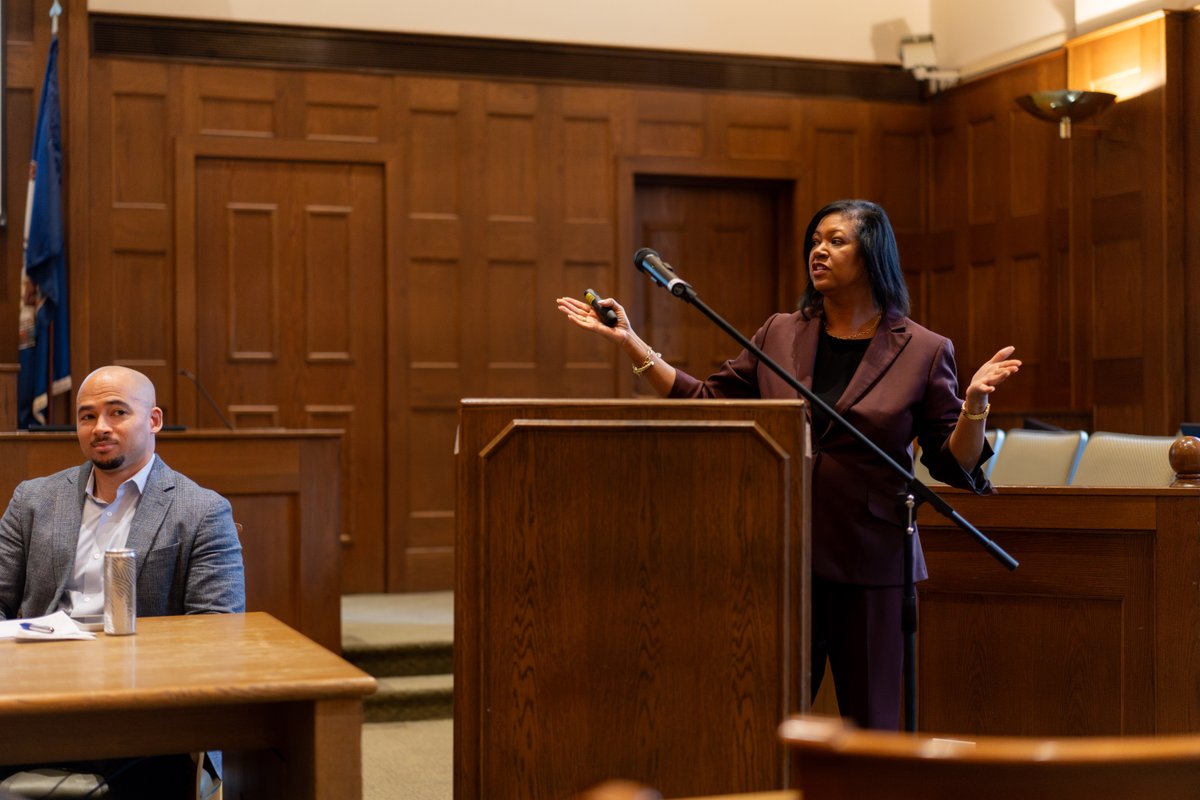 Richmond Law (@urlawschool) on Twitter photo Thank you, @PoliceLawProf, <a href="/ProfKamiChavis/">Kami Chavis</a>, and @marendogs, for an insightful <a href="/URLawReview/">University of Richmond Law Review</a> symposium panel discussion about the history and current state of policing, moderated by Prof. @KevinWoodson_.
<a href="/ACLUVA/">ACLU of Virginia</a> <a href="/WMLawSchool/">William & Mary Law School</a> <a href="/UofSCLaw/">USC Joseph F. Rice School of Law</a> Thank you, @PoliceLawProf, <a href="/ProfKamiChavis/">Kami Chavis</a>, and @marendogs, for an insightful <a href="/URLawReview/">University of Richmond Law Review</a> symposium panel discussion about the history and current state of policing, moderated by Prof. @KevinWoodson_.
<a href="/ACLUVA/">ACLU of Virginia</a> <a href="/WMLawSchool/">William & Mary Law School</a> <a href="/UofSCLaw/">USC Joseph F. Rice School of Law</a>