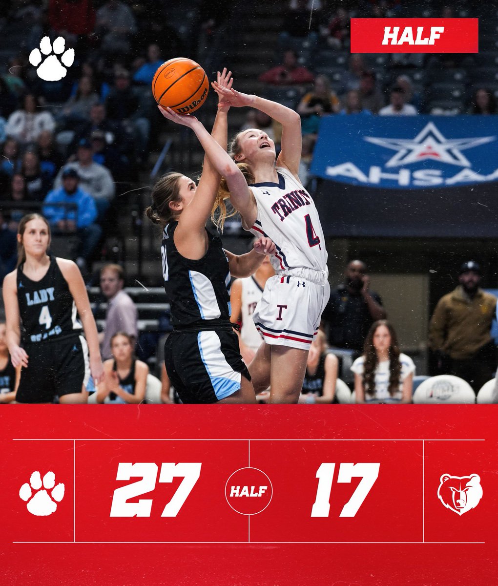 TPSAthletics1's tweet photo. At the half! #trinitybasketball https://t.co/gnGyUxMBiL