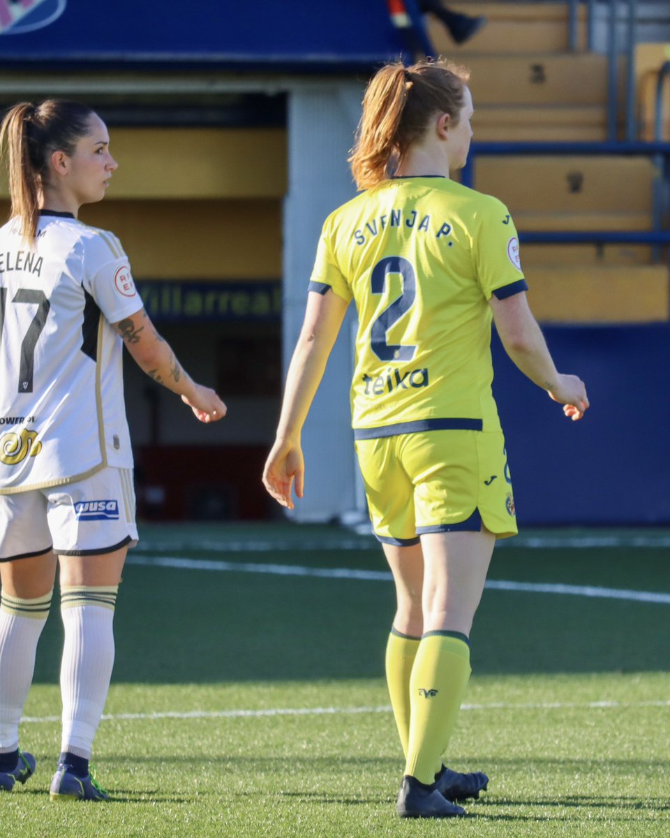 Nuestra cantera sigue creciendo 🤩👏 👉 Svenja, natural de Alemania y jugadora del Femenino B, ha disputado hoy algunos minutos en el amistoso del primer equipo.