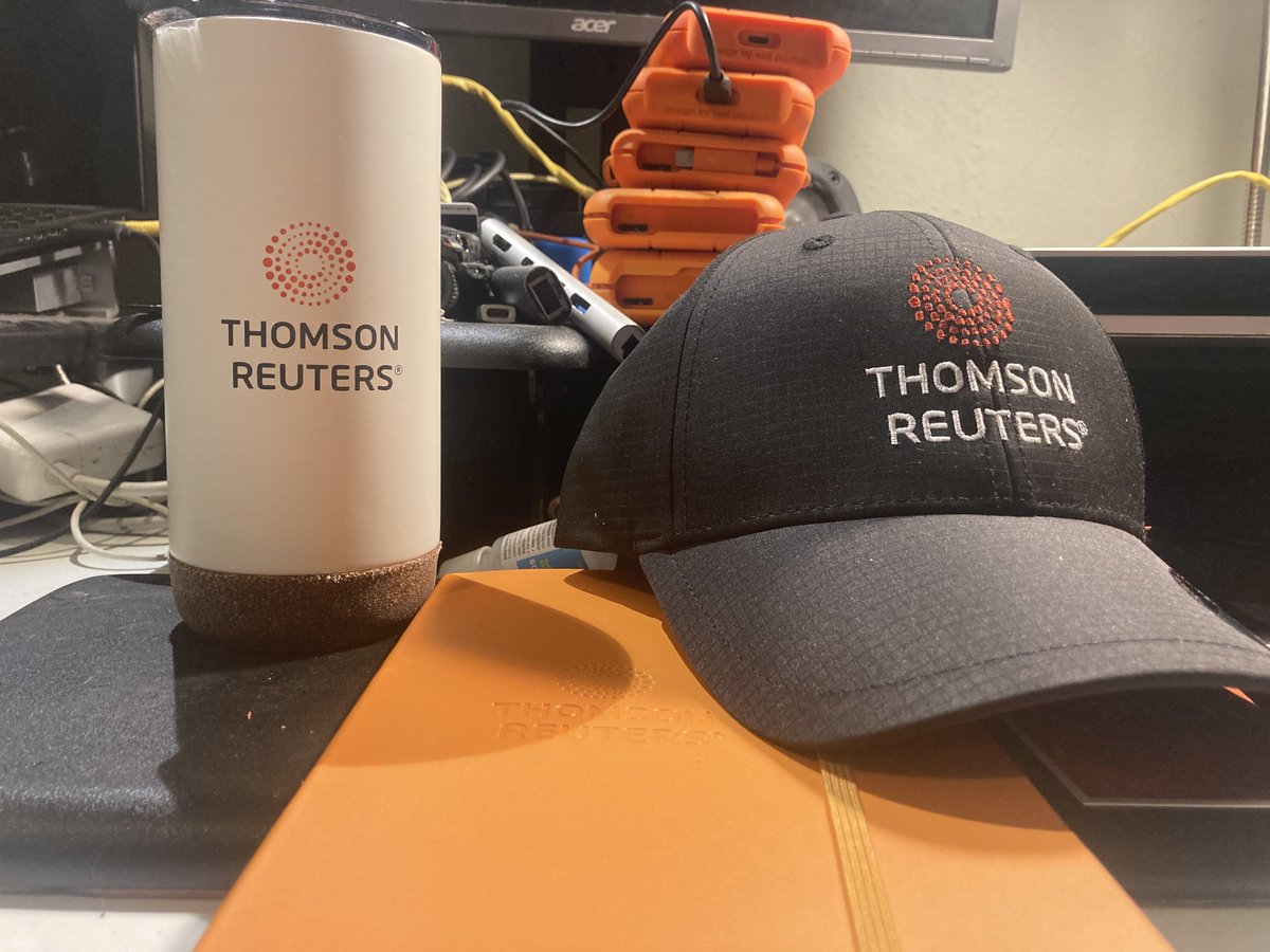 Professional news: Shooting for @Reuters now and received some new hire swag #IChoseTR