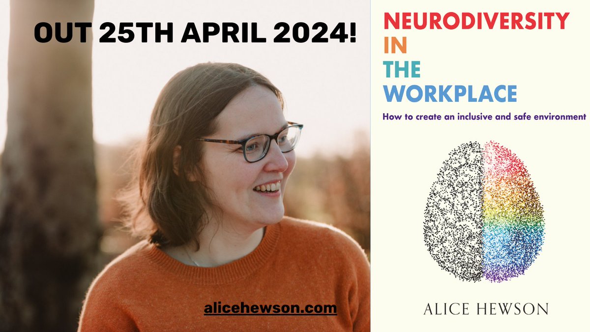 🎉BOOK NEWS🎉 March means 8 weeks until publication day! I'm delighted (& overwhelmed) to share that my book “#Neurodiversity in the workplace: how to create a safe and inclusive environment” is out on the 25th April 2024. More to come soon on how to get a copy. Excited face! 🤪