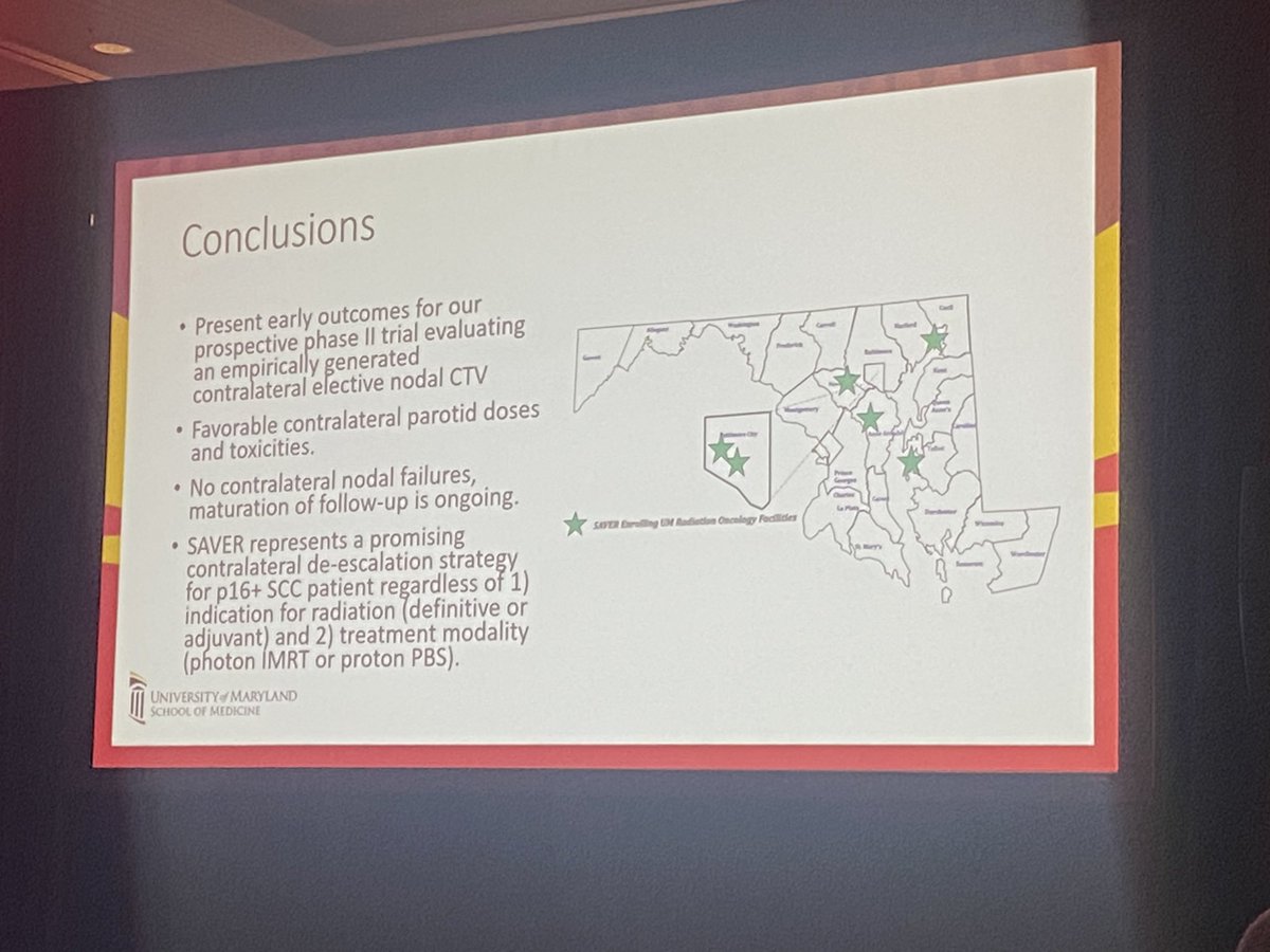 Neil Woody (@neilwoodymd) on Twitter photo #hncs congratulations to Dr <a href="/MatthewWitekMD/">Matthew Witek, MD, MS</a> and colleagues at university of Maryland for accomplishing a trial of rational contralateral volume reduction in oropharyngeal cancer. Cutting dose to organs at risk without contralateral failures in a relatively high risk cohort #hncs congratulations to Dr <a href="/MatthewWitekMD/">Matthew Witek, MD, MS</a> and colleagues at university of Maryland for accomplishing a trial of rational contralateral volume reduction in oropharyngeal cancer. Cutting dose to organs at risk without contralateral failures in a relatively high risk cohort