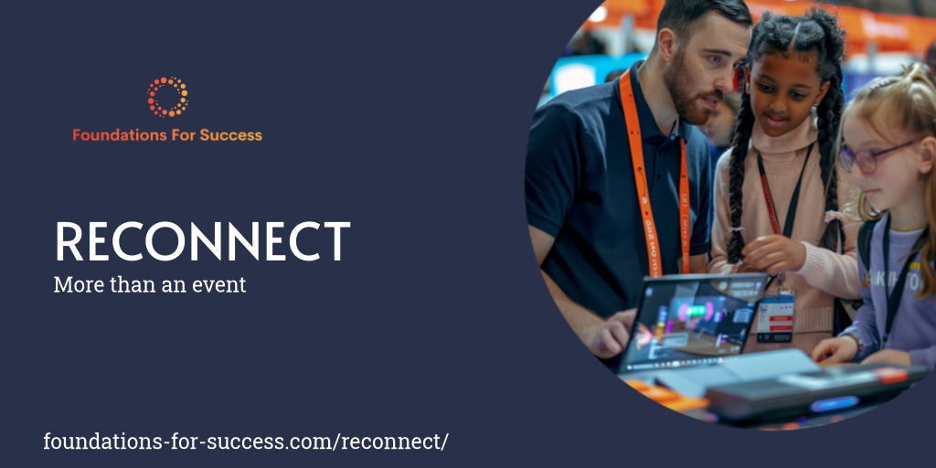 We're a go! RECONNECT will bridge the disconnect between Education and Technology and help shape and support the future. CPD, Networking and Roundtable events for staff, innovative products, demonstrations and interactive stands for all #Buzzing #RECONNECT foundations-for-success.com/reconnect/
