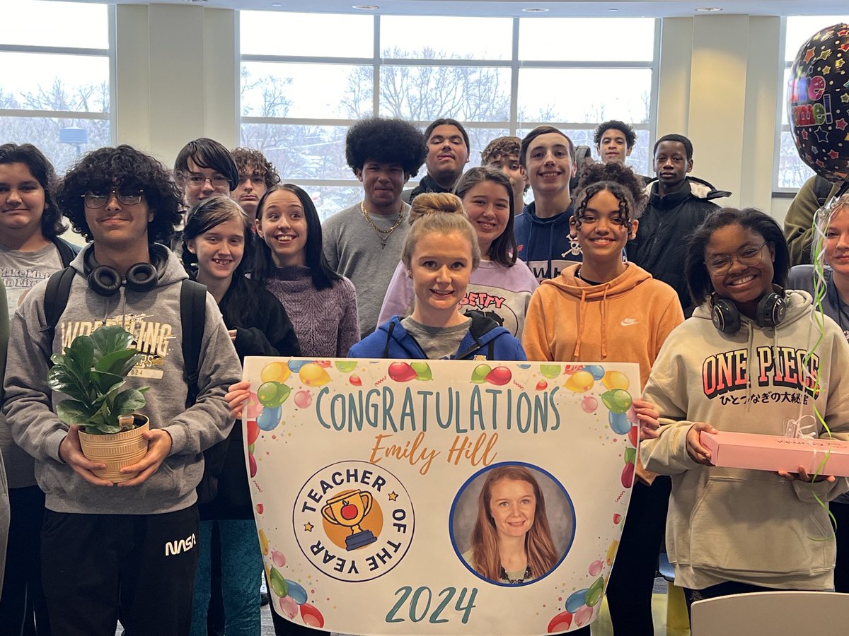 Proud to announce Emily Hill as our 2024 Teacher of The Year!