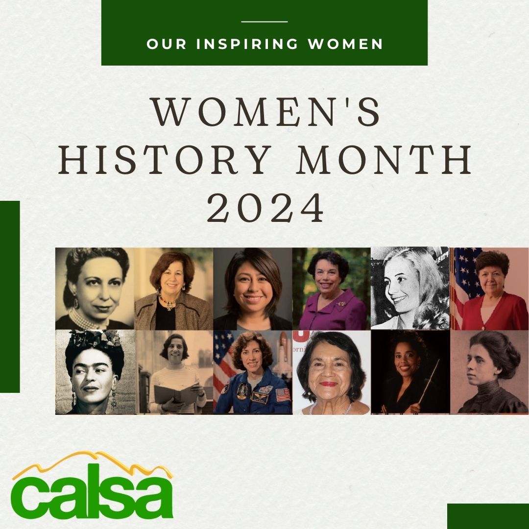 In celebration of Women's History Month and its 2024 theme, 'Women Who Advocate for Equity, Diversity, and Inclusion,' we are thrilled to integrate these vital discussions into our CALSA Women's Leadership Symposium on March 8-9th. Join us as we learn from women leading the way!