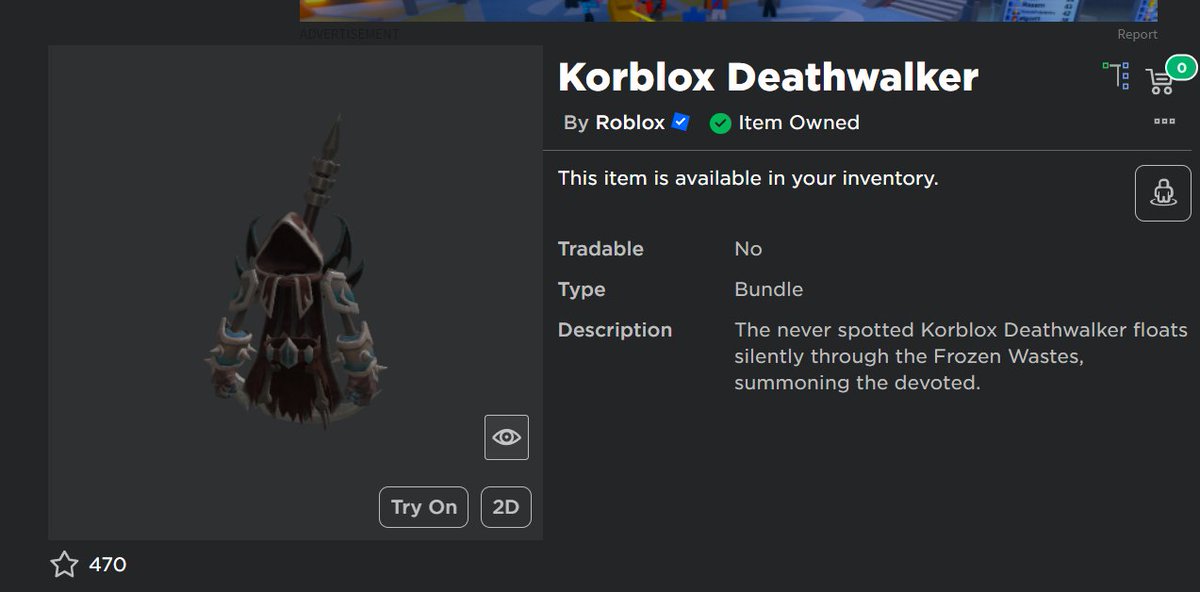 Giving away the new Korblox Deathwalker bundle for free

Just Like and RT

ENDS ON 3/4/24 (Monday)