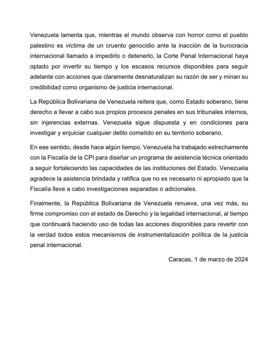 Sabíamos que en este 2024 recibiríamos ataques por todos los flancos; el flanco Esequibo, sanciones, robos y por supuesto, no podían faltar algunos caducos organismos internacionales que cada vez pierden más credibilidad ante un mundo que se prepara para un Nuevo Orden.  Ahora