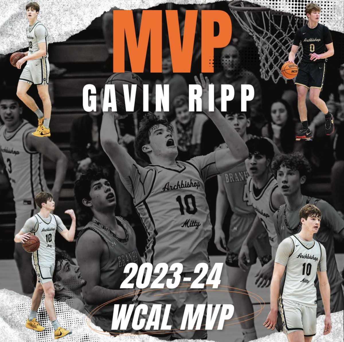 TEAM ARSENAL (@arsenalaau) on Twitter photo Congrats to our guy 2024 6’8 Gavin Ripp on earning WCAL MVP ! Gavin aka Mr. Do it all Ripp had a big senior year for Mitty HS and will be playing next season at <a href="/usdmbb/">San Diego Men's Basketball</a> ! He will be looking to help Mitty for a state championship #ThatFamily #ArsenalBoyz 🔵🟠⚫️ Congrats to our guy 2024 6’8 Gavin Ripp on earning WCAL MVP ! Gavin aka Mr. Do it all Ripp had a big senior year for Mitty HS and will be playing next season at <a href="/usdmbb/">San Diego Men's Basketball</a> ! He will be looking to help Mitty for a state championship #ThatFamily #ArsenalBoyz 🔵🟠⚫️