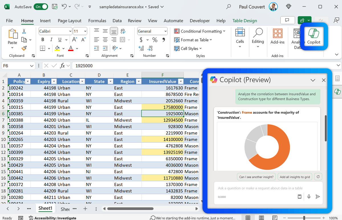 KhaledHammadi32's tweet photo. ينقل برنامج #Copilot في Excel تحليل البيانات إلى عصر جديد

 يمكن لأي شخص الآن طرح الأسئلة وتحليلها وتصورها وتحسينها دون عناء.

 سأوضح لك الطريقة دون كتابة صيغة واحدة 🧵👇 https://t.co/CGuGuXe7JW