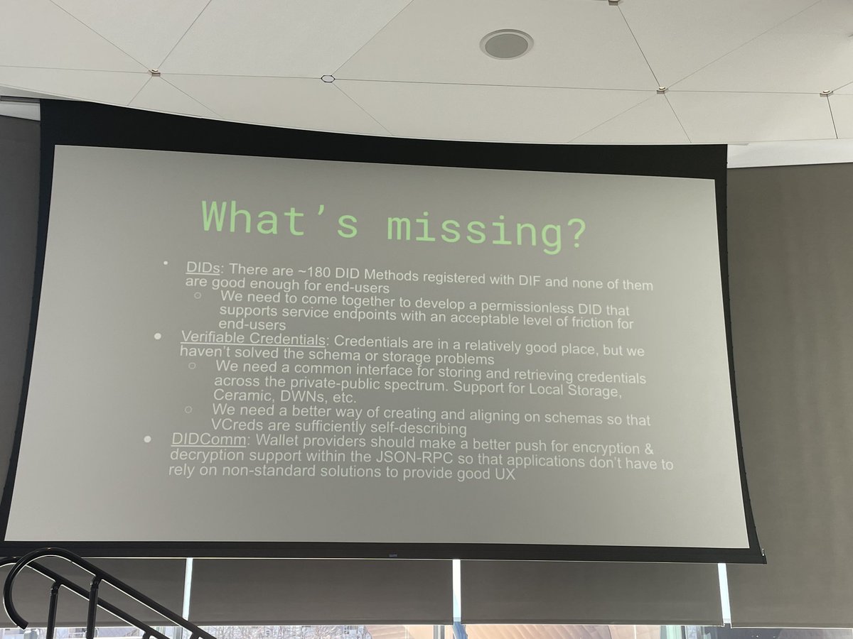 Awesome to see <a href="/okay_nick/">okay_nick</a> a friend from <a href="/veramolabs/">Veramo</a> which has been huge for us <a href="/cheqd_io/">cheqd.io 🆔</a> 

Nick is proposing an AI agent framework with 3 core standards 
- DIDs
- Verifiable Credentials
- DIDComm

If you build agents with these frameworks it becomes much easier and more flexible