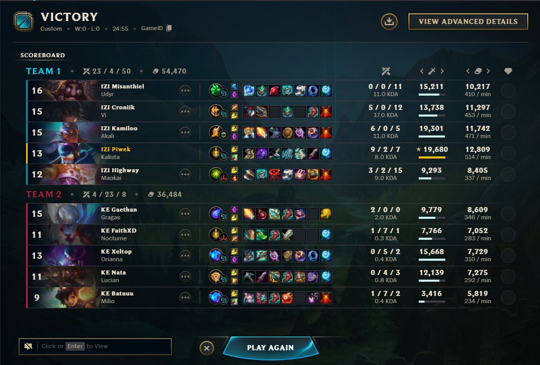 Just clinched a sweet victory against Klanik Esports on Kalista! A cold and feeling  horrible  couldn't stop me from landing those sick plays. 💪 Shoutout to the team for the epic support! #GamerLife #Kalista #VictoryOverAdversity #DreamTogether