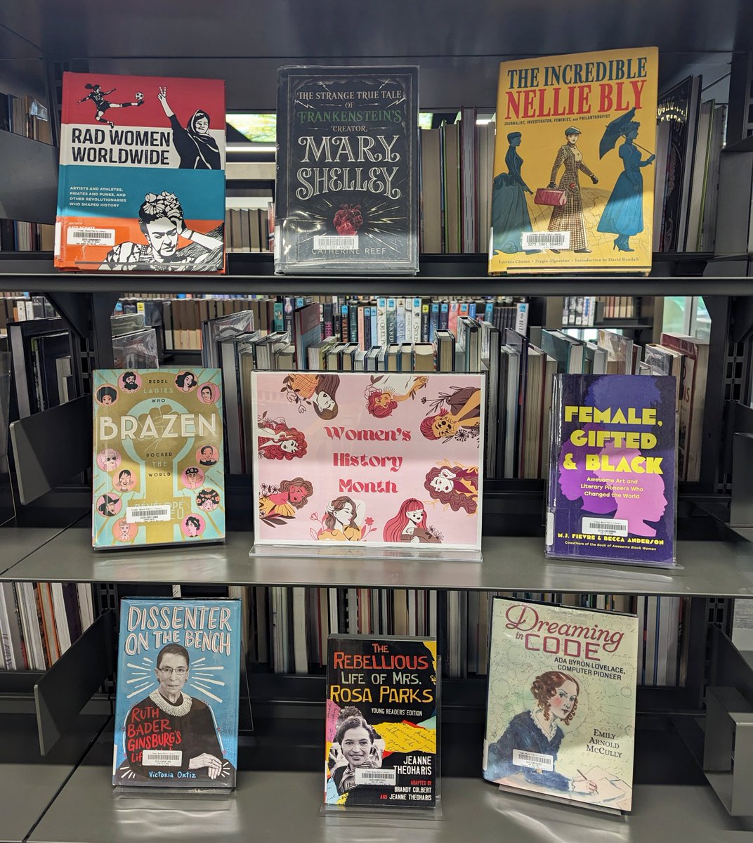 flower_mound's tweet image. March is Women’s History Month. 🤩 The month recognizes and honors the achievements of women in American history. The @FMPublicLibrary is highlighting books written by women. Stop by to view the displays and check out the featured books.

More▶: bit.ly/49xzbL3