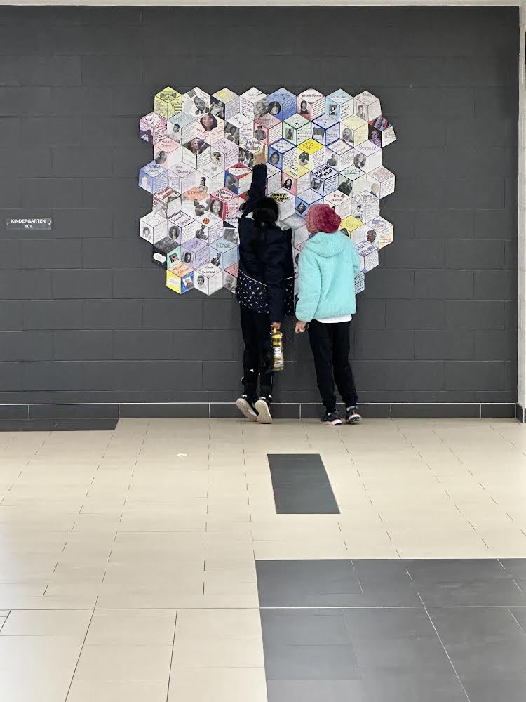 Our Black Excellence Quilt here at DDW. Highlighting accomplishments and achievements of Black Individuals to our students. #Blackhistorymonth2024 @HaltonDSB