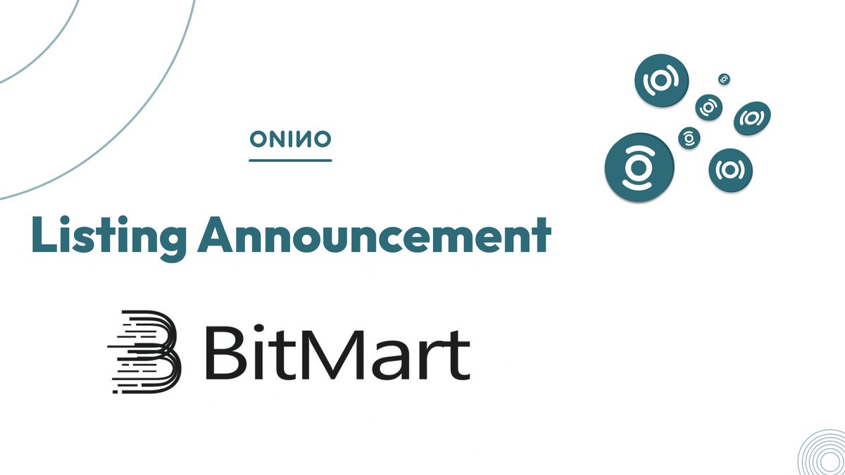 Bitmart Listing Announcement!

The ONI token will be listed on Bitmart on 6 March 2024.

This is a significant milestone for ONINO, allowing us to further grow our brand, ecosystem and the accessibility of our native utility token to be integrated into our native blockchain.
