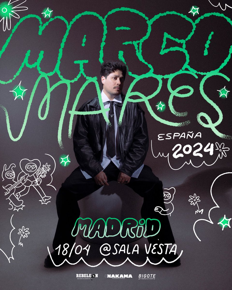 ESPAÑA ⭐️ te voy a cantar por primera vez en mi vida en ABRIL, no sabes la emoción que sientooo! los boletos ya están a la venta para BARCELONA y MADRID. me moría de ganas por compartirte esta noticiaaaaa! 🇪🇸 tienes que estar

TICKETS:
beacons.ai/marcomares