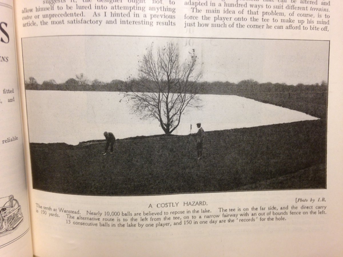 When a just 150 yards was seen as intimidating @wansteadgolf