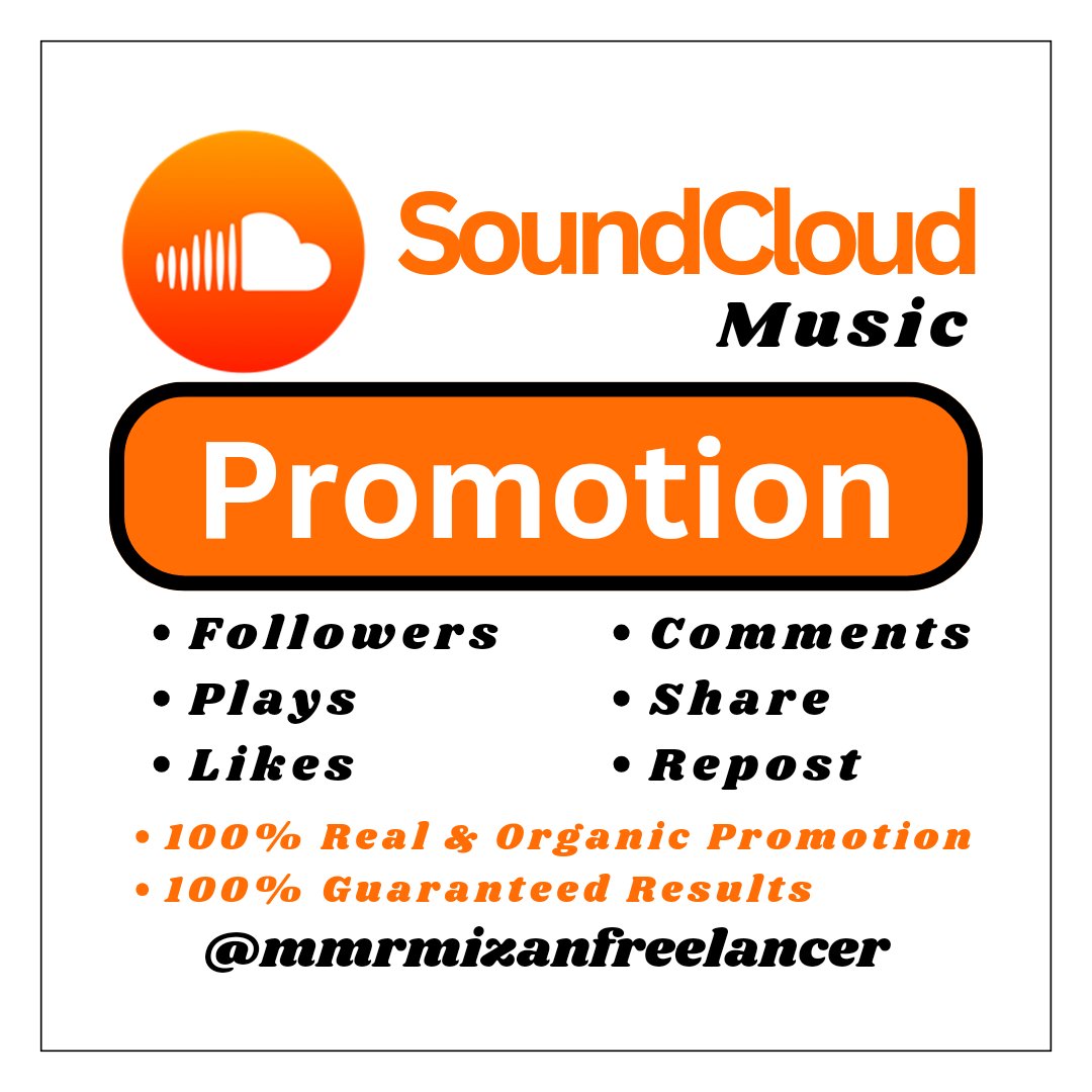 dmmrmizan's tweet photo. ⚪Follower, Plays, Likes, Stream, Comment
*100% Real &amp; Organic Promotion
 *Guaranteed Results 100%
#mdmizanurrahman #mmrmizan #dmmrmizan #dmmrmizanbd #soundcloud #soundcloudrapper #soundcloudrappers #soundcloudmusic #soundcloudplaylist #soundcloudartist #soundcloudartists https://t.co/Cx6EZ1QEKw