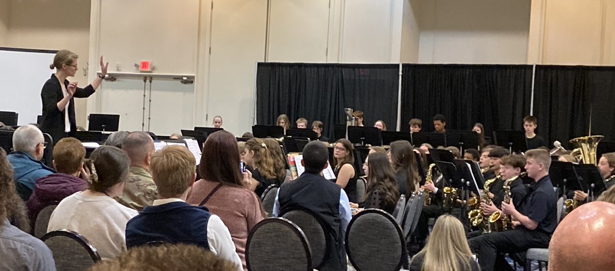 Band teachers and students assembling in Lincoln for the @NEBandmasters Conference! Student performance, composers, & sessions for #FineArtsEdNebraska band teachers. Excited to present with @EastonA1 @ESUCC on leveraging AI in the band class. @NDE_News #BetterBandsForNebraska