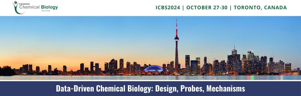 🔔We are excited to announce ICBS2024 conference in Toronto, October 27-30! This year, the spotlight is on the synergy of data science with chemical biology. Save the date and keep an eye on chemical-biology.org for event updates. #ICBS2024 #chemicalbiology