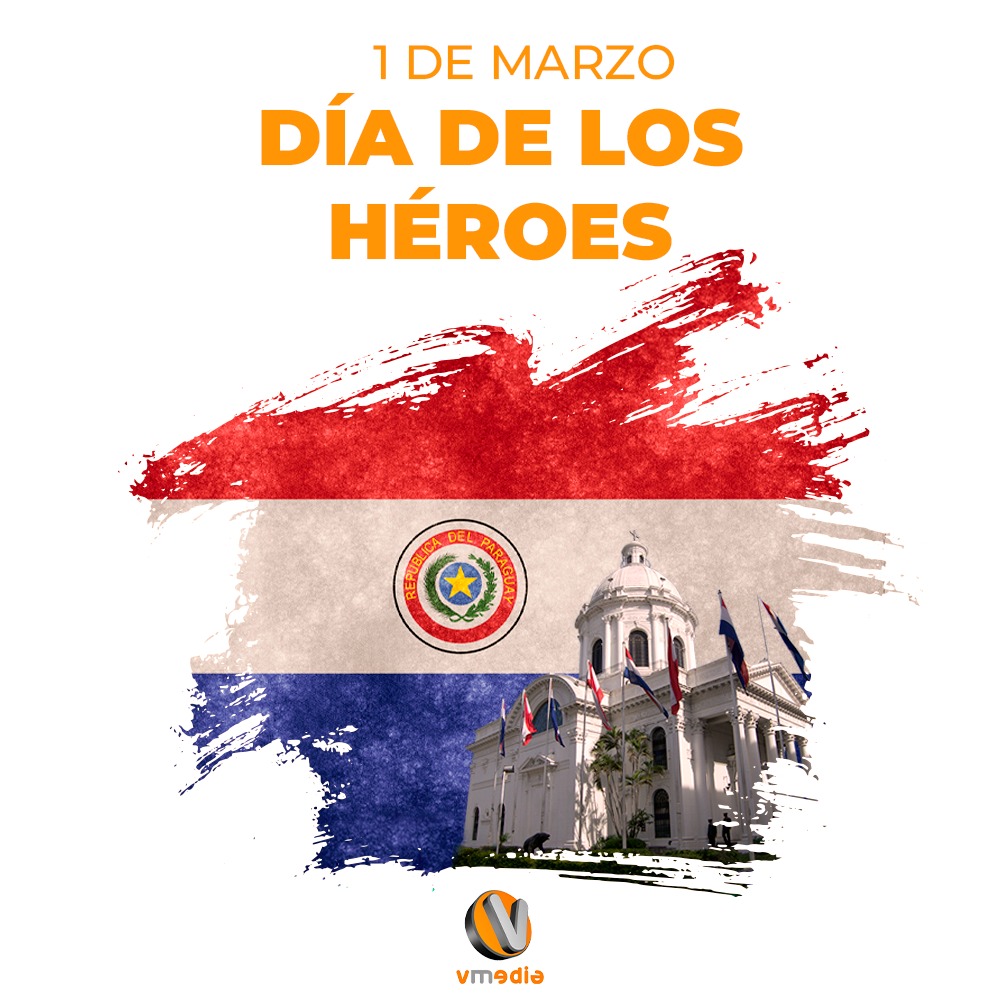 Día de los Héroes en Paraguay, fecha que honra el sacrificio valiente de aquellos que lucharon por la libertad. Recordamos con gratitud y respeto a quienes dieron sus vidas por nuestra patria. Su legado perdura, inspirando a las generaciones venideras. 🇵🇾