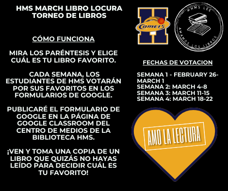 HMS Library Media Center tweet media