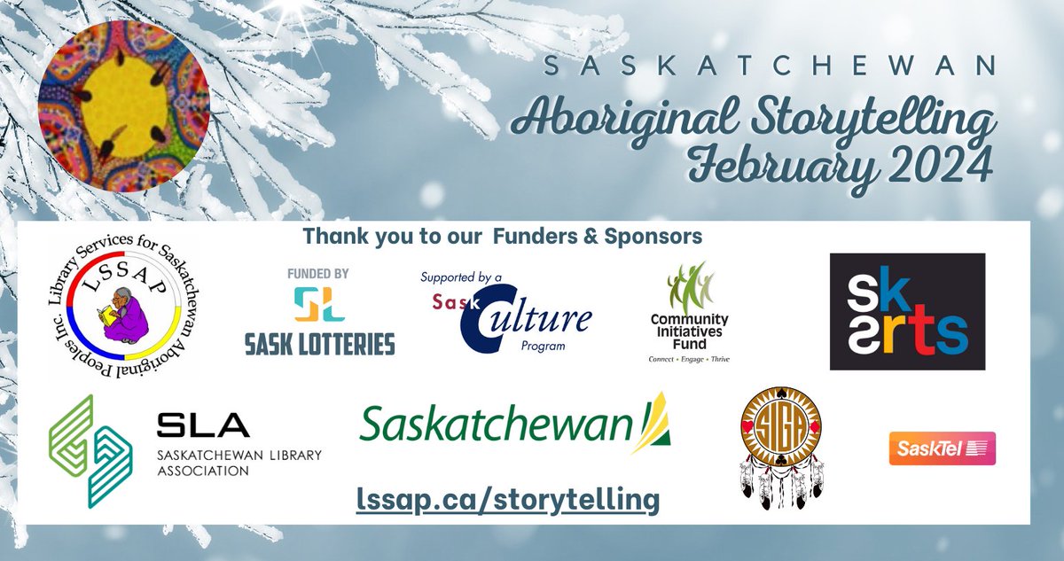 March is here, and that means SAS Month 2024 has come to an end. Thank you to everyone who took part! Special thanks to our donors and funders, who made it possible: @cifsask @SaskCulture @saskarts @SKLibrary @SKGov @HomeSIGA @SaskTel