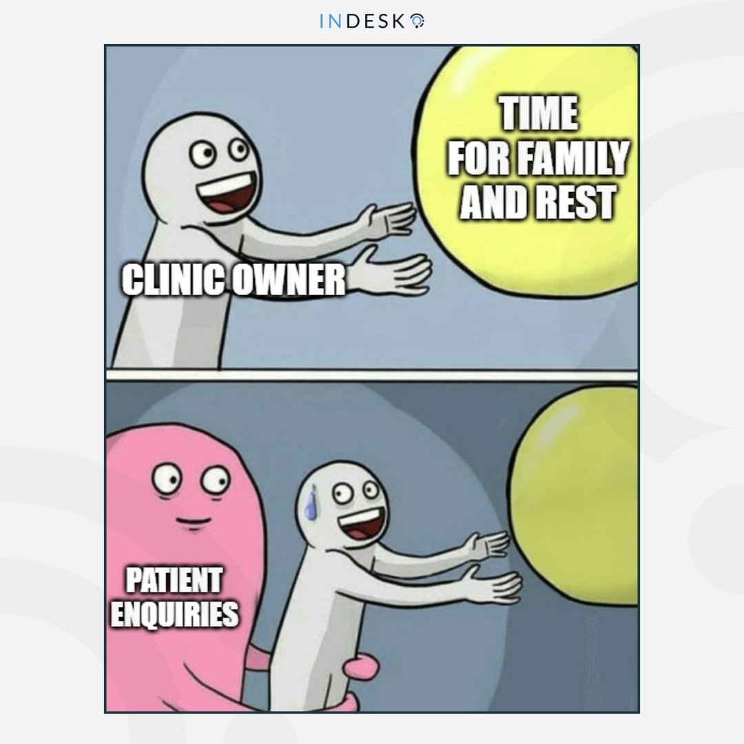 my_indesk's tweet image. Being an aesthetic or dental clinic owner often means answering phone calls and emails when you should concentrate on your time off. Keep your work-life balance with InDesk. Contact us to find out more. 😊

#remotereceptionist #virtualreceptionist #dentalclinic #aestheticclinic