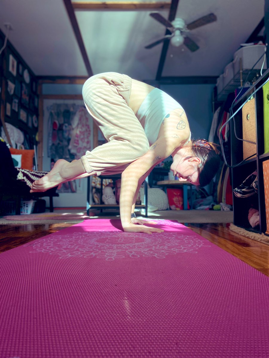 dunebuglevvy's tweet image. A yogi pose a day keeps the doctor away 🌞 #getmoving