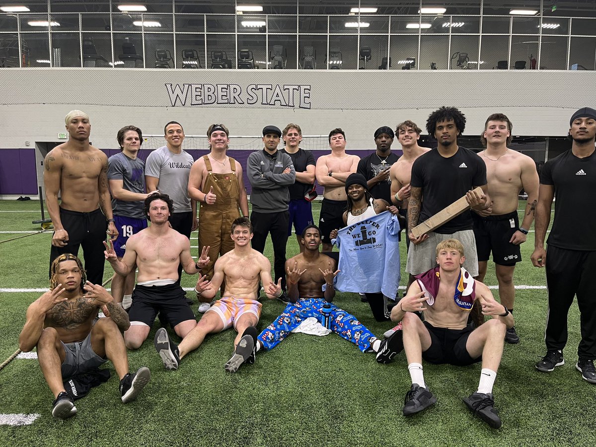 Year 9 Loading 💯 #WeAreWeber Love this group! 🙌🏼 #BigPlayMafia @weberstatefb